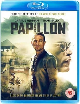 Papillon  (2019) Charlie Hunnam, Noer (DIR) cert 15  Blu-Ray Pre-Owned