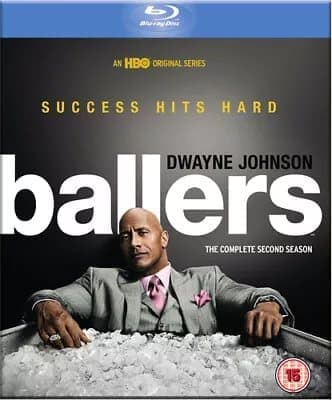 Ballers: The Complete Second Season  (2017) Dwayne Johnson cert 15 2 Blu-Ray Pre-Owned