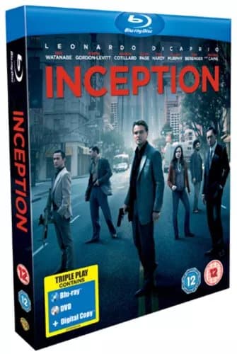 Inception  (2010) Leonardo DiCaprio, Nolan (DIR) cert 12 3 discs Blu-Ray Pre-Owned