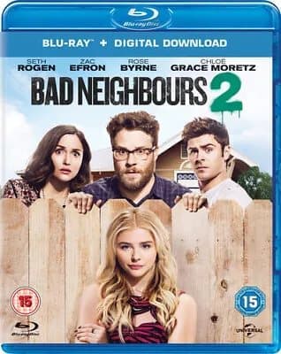 Bad Neighbours 2  (2016) Chloë Grace Moretz, Stoller (DIR) cert 15 Blu-Ray Pre-Owned