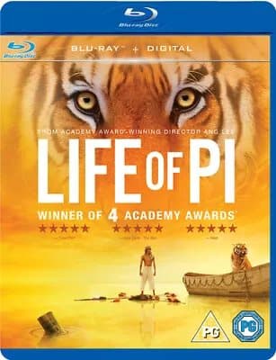 Life of Pi  (2013) Irrfan Khan, Lee (DIR) cert PG  Blu-Ray Pre-Owned