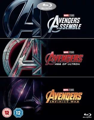 Avengers: 3-movie Collection (2018) Robert Downey Jr., Whedon (DIR) Blu-Ray Pre-Owned