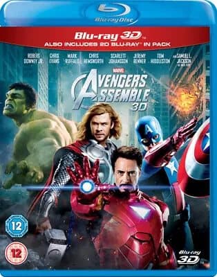 Avengers Assemble  (2012) Robert Downey Jr., Whedon (DIR) cert 12 2 Blu-Ray Pre-Owned