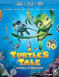 A Turtle’s Tale: Sammy’s Adventures  (2011) Ben Stassen cert U 2 discs Blu-Ray Pre-Owned