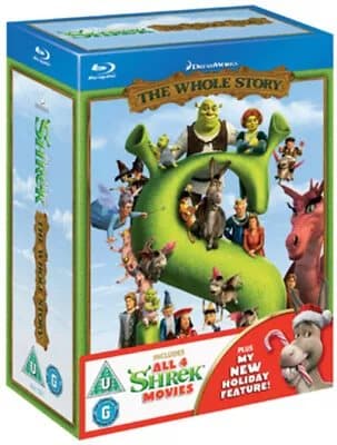 Shrek: The Whole Story  (2010) Andrew Adamson, Asbury (DIR) cert U 4 Blu-Ray Pre-Owned