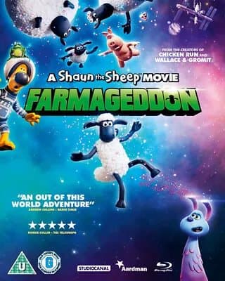 A Shaun the Sheep Movie - Farmageddon (2020) Will Becher cert U Blu-Ray Pre-Owned