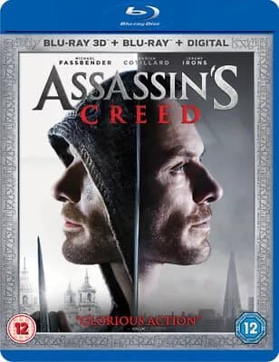 Assassin’s Creed  (2017) Michael Fassbender, Kurzel (DIR) cert 12 2 Blu-Ray Pre-Owned