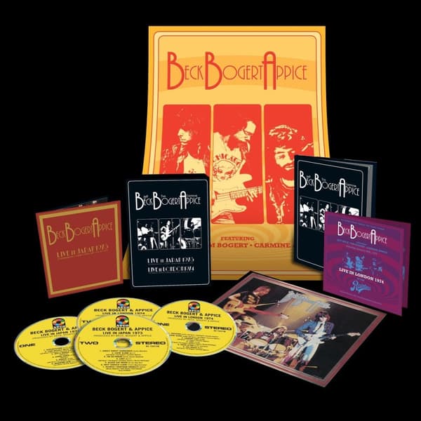 Beck Bogert & Appice: Live 1973 & 1974 (Ltd) (4 CD + Bok)