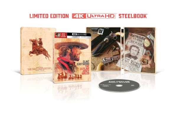 OUTLAW JOSEY WALES, THE STEELBOOK - LIMITED EDITION TEMPORARY ARTWORK NOT YET CONFIRMED