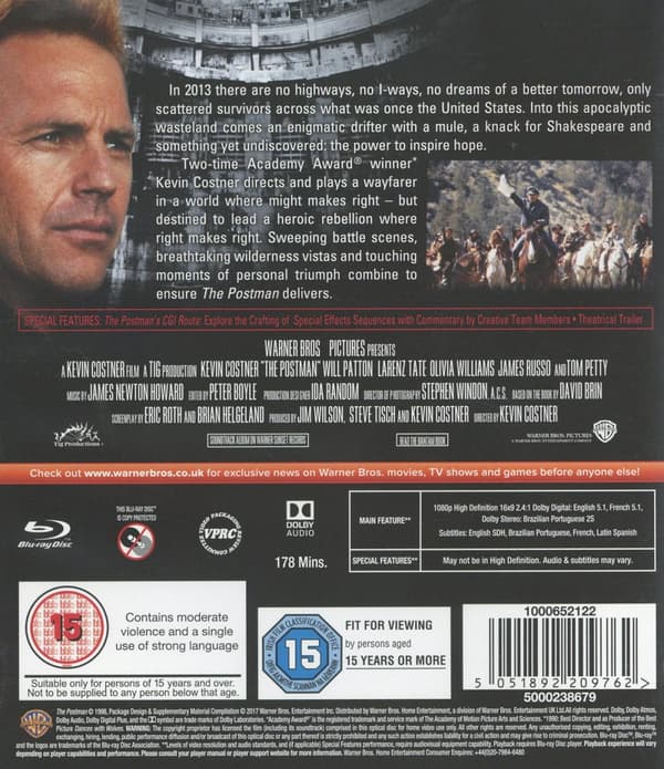 The Postman (Ej svensk text) (Blu-ray)