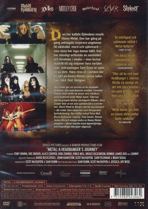 Metal / A headbanger's journey (DVD)