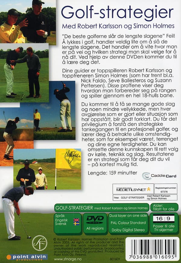 Golfstrategier med Robert Karlsson (DVD)