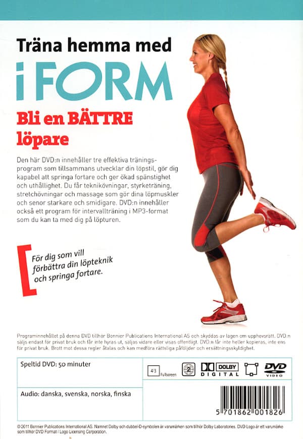 Träna hemma med iForm / Bli en bättre löpare (DVD)