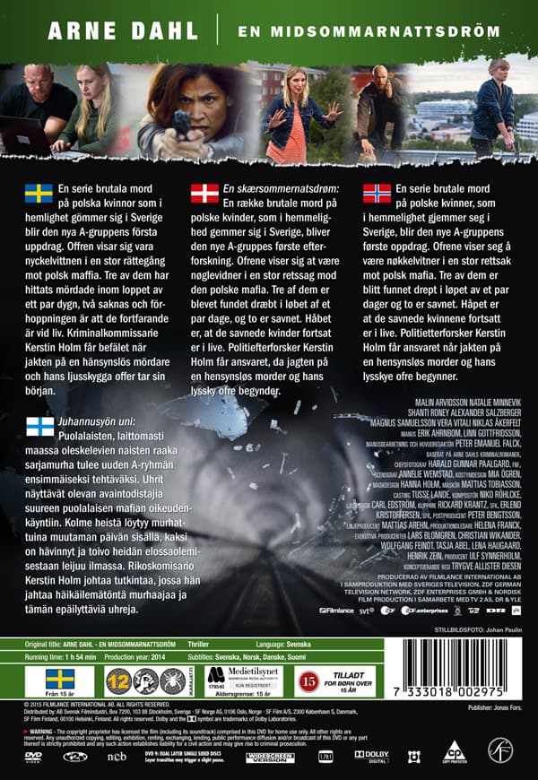 Arne Dahl / En midsommarnattsdröm (DVD)