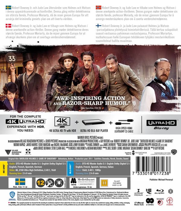 Sherlock Holmes 2 (4K Ultra HD + Blu-ray)