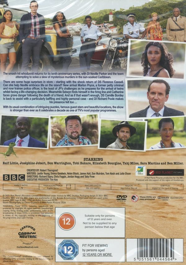 Mord i Paradiset: Säsong 10 (Ej svensk text) (3 DVD)