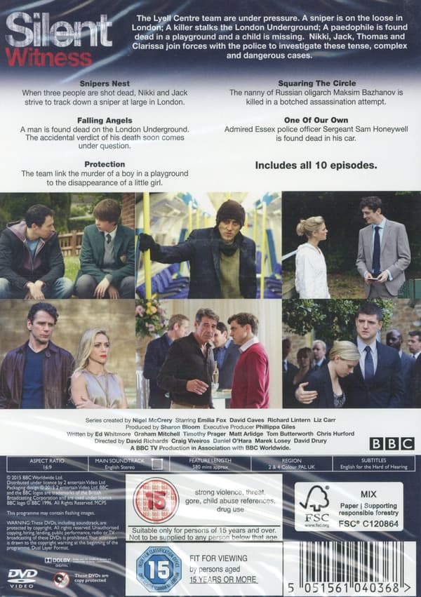 Tyst vittne: Säsong 18 (Ej svensk text) (3 DVD)