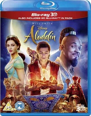 Aladdin Blu-ray (2019) Mena Massoud, Ritchie (DIR) cert PG 2 discs