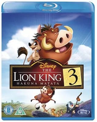 The Lion King 3 - Hakuna Matata DVD (2014) Bradley Raymond cert U Blu-ray