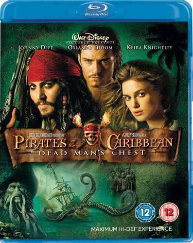 Pirates of the Caribbean: Dead Man’s Chest DVD (2007) Johnny Depp, Verbinski