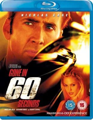 Gone in 60 Seconds DVD (2007) Nicolas Cage, Sena (DIR) cert 15 Blu-ray