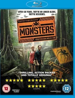 Monsters DVD (2011) Whitney Able, Edwards (DIR) cert 12