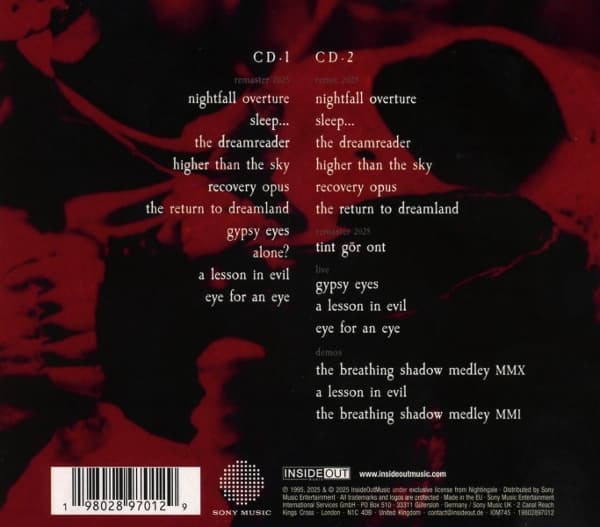 Nightingale: The breathing shadow (Re-Issue) (2 CD)