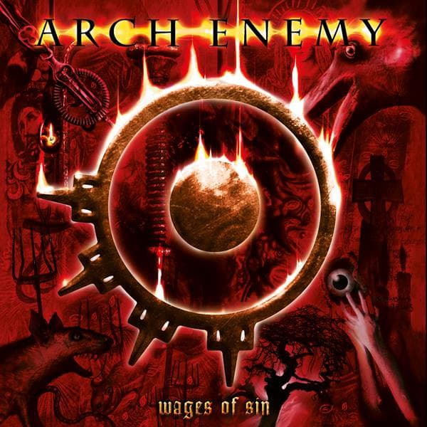 Arch Enemy: Wages of sin (Transparent red/Ltd) (Vinyl LP)