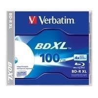 Verbatim - BD-R XL - 100 GB 4x - Inkjet printbar overflade - Jewel Case (43790)