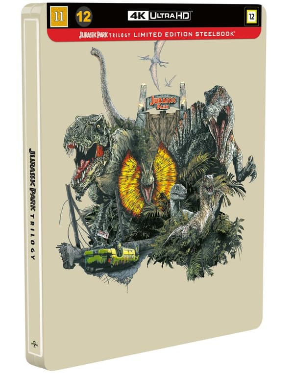 Jurassic Park 1-3 - Ltd Steelbook (3 4K Ultra HD)