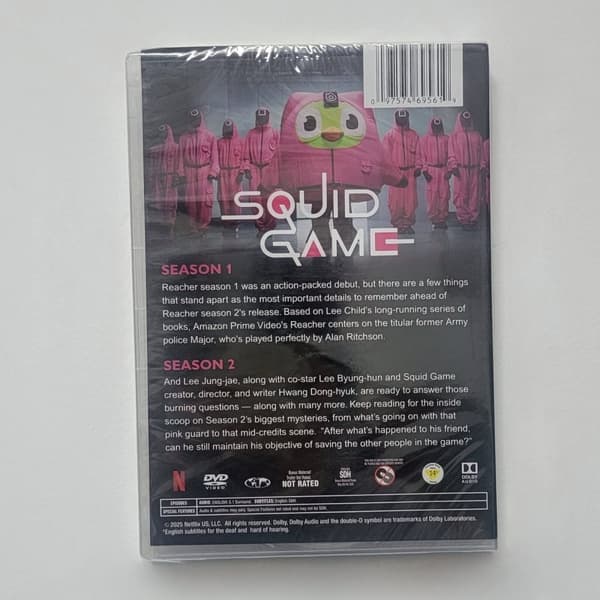 Squid Game season 1-2 (DVD 6-Disc) New