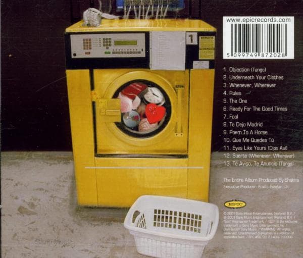 Shakira: Laundry service 2001 (CD)