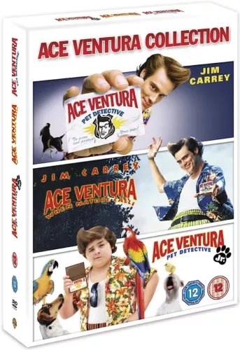 ACE VENTURA PET DETECTIVE TRILOGY 1-3 PART FILM TRIPLE MOVIE