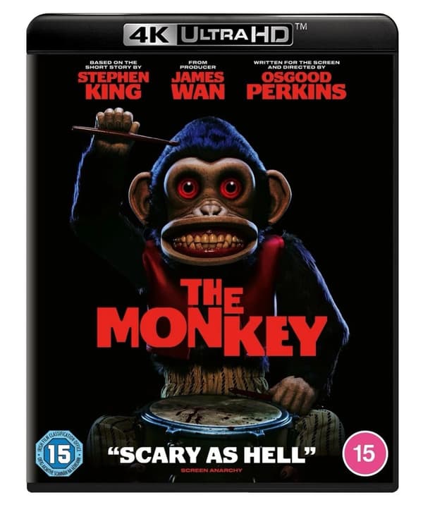THE MONKEY 4K REMASTERED UHD BLURAY THEO JAMES TATIANA MASLANY 2025 ...