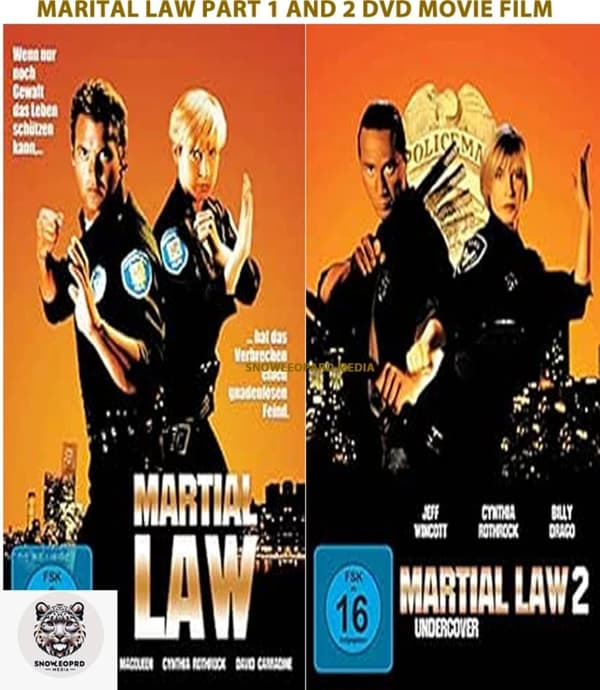 MARITAL LAW PART 1 AND 2 DVD MOVIE FILM CYNTHIA ROTHROCK CHAD MCQUEEN ...