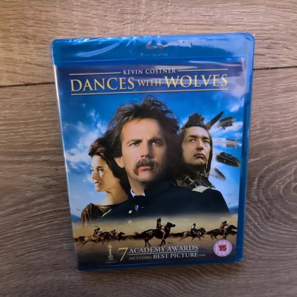DANCES WITH WOLVES, BLU RAY Kevin Costner Oscar Winning Western Brand ...