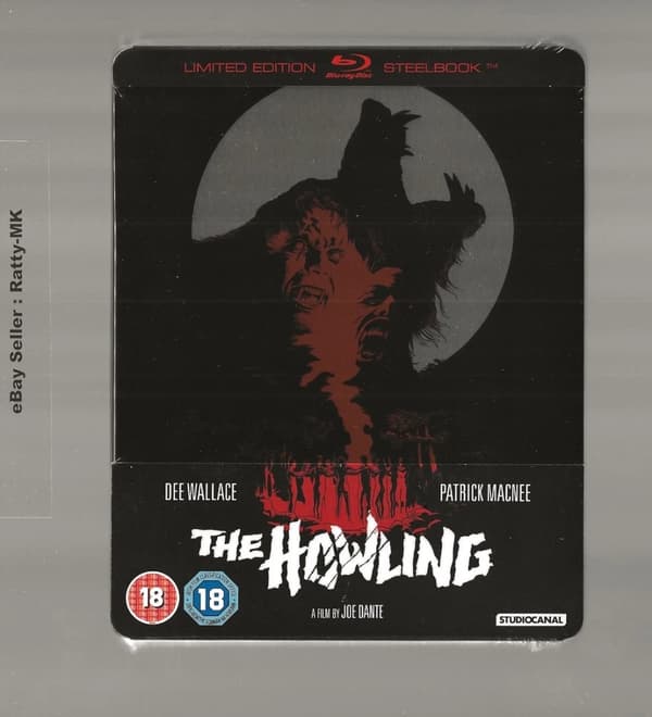 THE HOWLING BLU RAY STEELBOOK Brand New | CDON