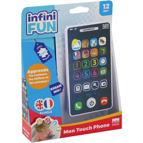 TALDEC Infini Fun - Tvåspråkig pedagogisk smarttelefon