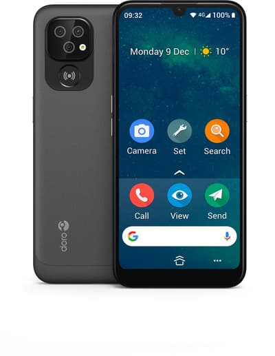 Doro 8110 4G Smartphone Black/Grey