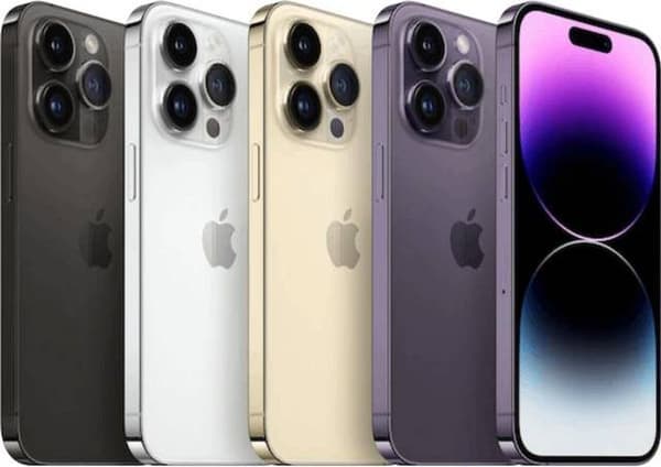 iPhone 14 Pro 128GB - 1 År Garanti Begagnad i Nyskick - Deep Purple