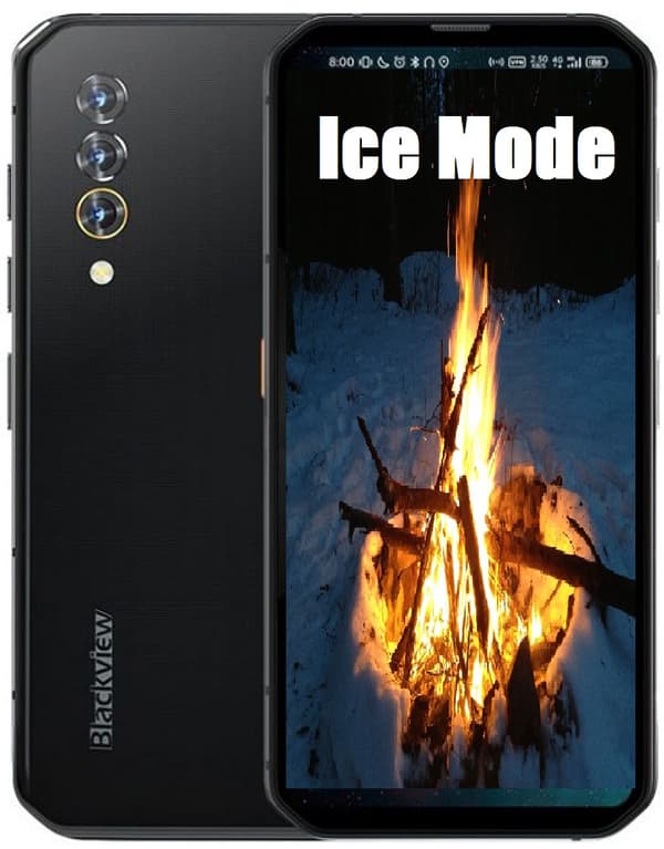 Blackview BL6000 Pro 2022 Holdbar Android Smartphone Mil-Spec Vand/Støv/Stødabsorberende 256GB Stor 5280mAh Sony 48MP Tre-Kamera 5G Ice Mode