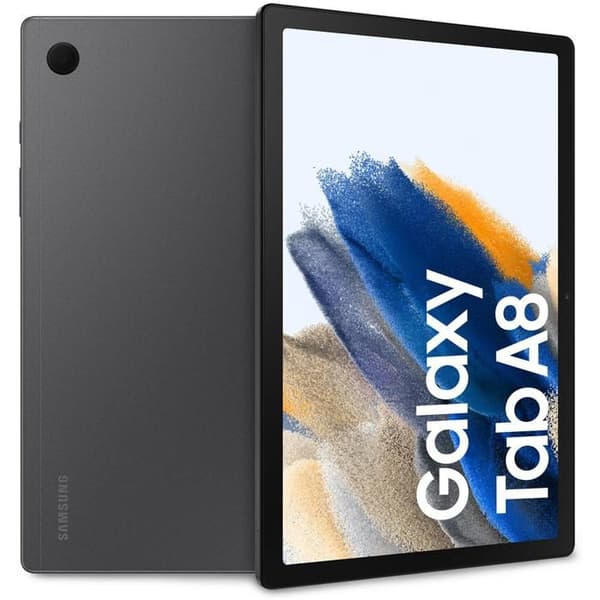 Samsung Galaxy Tab A8 surfplatta 10,5", 32 GB, WiFi, Android, färggrå Grå
