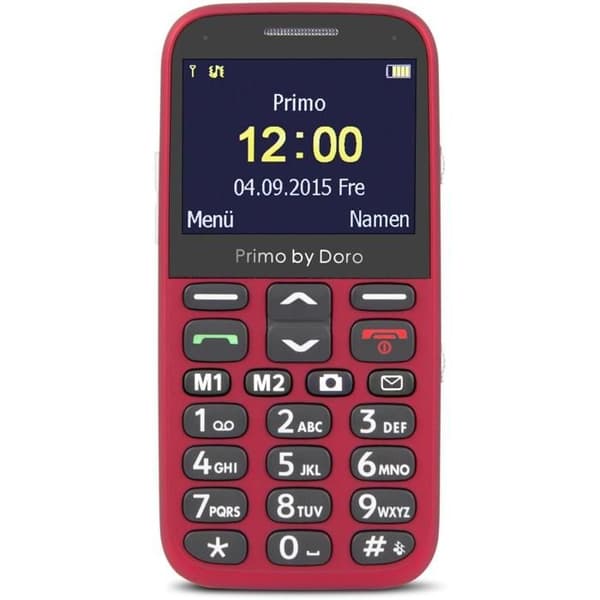 Doro Primo 366, Bar, Single SIM, 5,84 cm (2,3"), 0,3 MP, 1000 mAh, Röd Röd