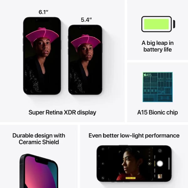 Apple iPhone 13 128GB 5G Midnight