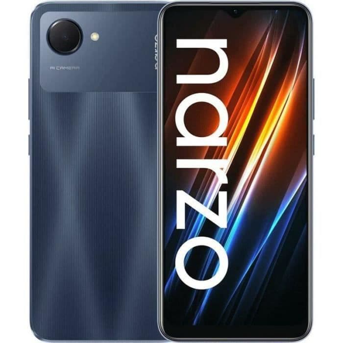 realme Narzo 50i Prime 3+32GB - Kraftfullt 5000mAh batteri, 16,5 cm (6,5``) kantlös skärm, processor
