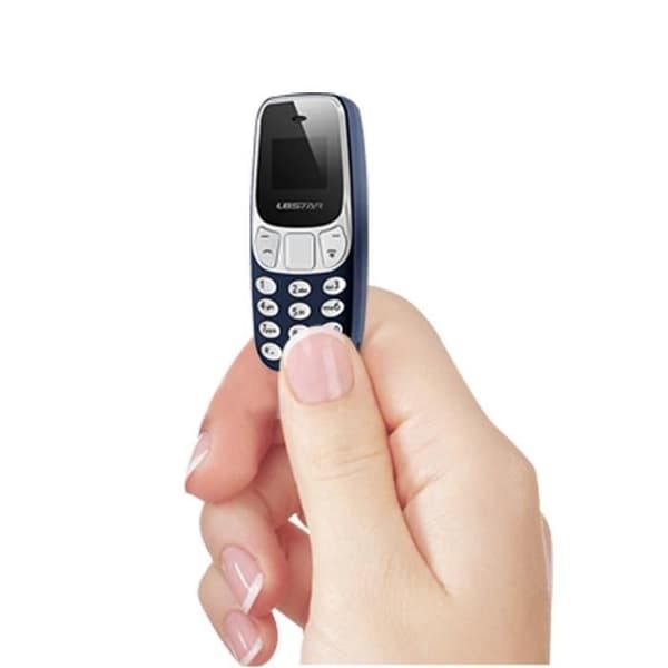 Mini BM10 L8STAR-telefon - GSM - Blå - 32 MB RAM - 32 MB ROM