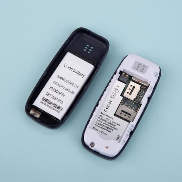 L8STAR BM10 Mini Quad Band olåst telefon Bluetooth Dialer 2 kort Låg strålning LLY90619101BK