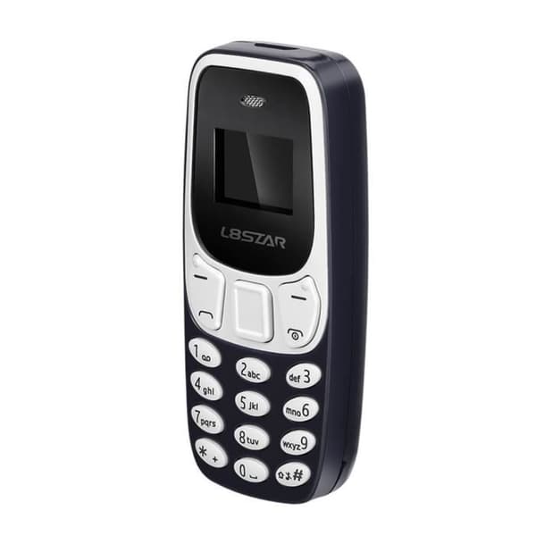 L8STAR BM10 Mini Quad Band olåst telefon Bluetooth Dialer 2 kort Låg strålning LLY90619101BK