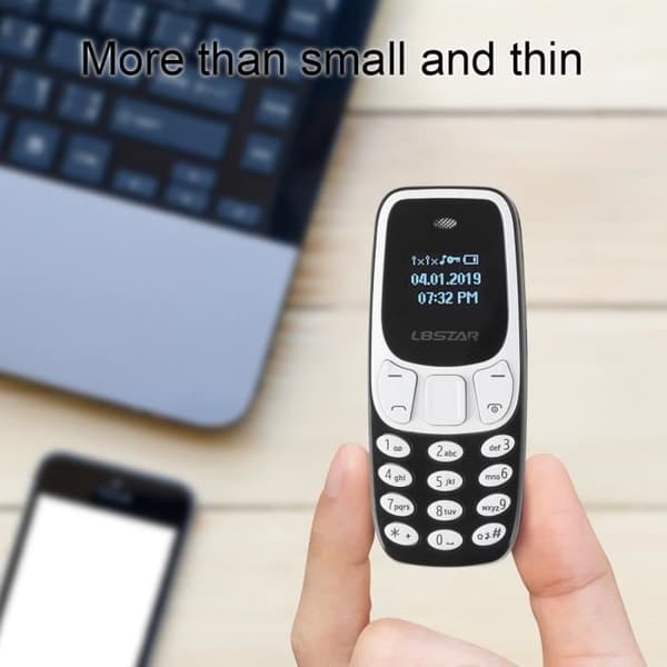 L8STAR BM10 Dual SIM Bluetooth Mobiltelefon - XCSOURCE - Full knappsats - Svart