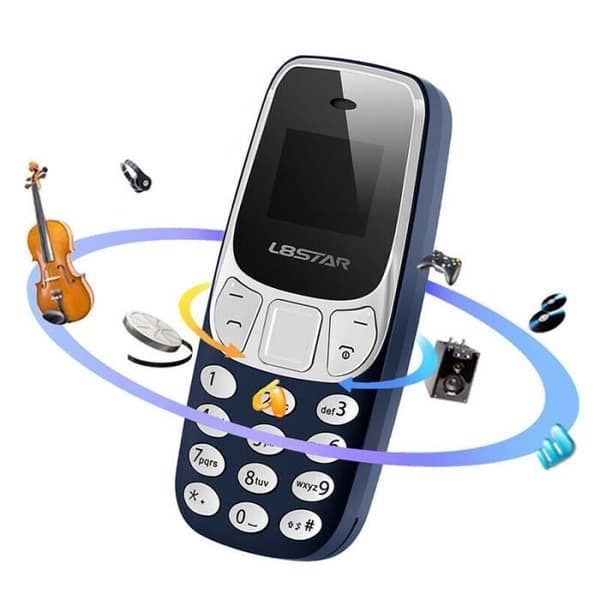L8STAR BM10 Pocket Mini Mobiltelefon GSM Tangentbord 2 SIM Bluetooth MP3